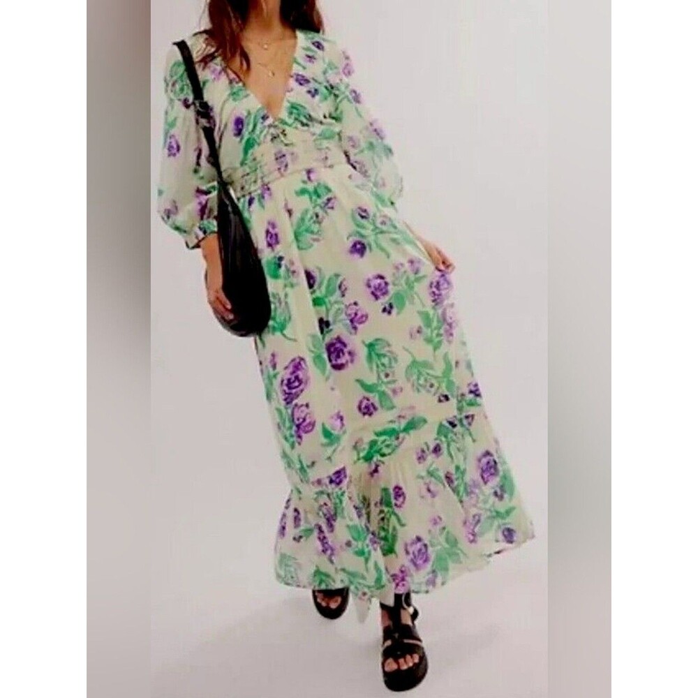Free People Golden Hour Maxi Dress. Size Small